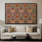 Snakeshead - Red/Cumin, c. 1876 - Floater Framed Canvas Print
