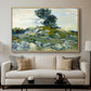 The Rocks, 1888 - Floater Framed Canvas Print