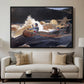 Shooting the Rapids, Saguenay River, 1905-1910 - Floater Framed Canvas Print