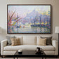 The Port of Marseille, 1905 - Floater Framed Canvas Print