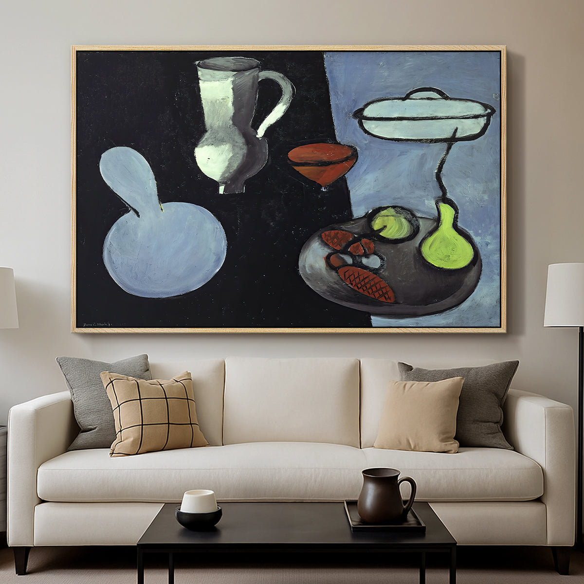 The Gourds (Les coloquintes), 1916 - Floater Framed Canvas Print