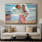 After Bathing, 1915 - Floater Framed Canvas Print