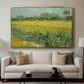 Field with Irises near Arles, 1888 - Floater Framed Canvas Print