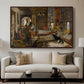 The Harem, 1876 - Floater Framed Canvas Print