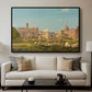 The Roman Forum, c. 1860 - Floater Framed Canvas Print