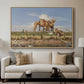 On the Banks of the Nile, Upper Egypt, 1876 - Floater Framed Canvas Print
