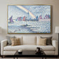 Entrance to the Port of Honfleur, 1899 - Floater Framed Canvas Print