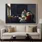 Girl Interrupted at Her Music, c. 1658-1659 - Floater Framed Canvas Print