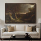 Tornado in an American Forest, 1835 - Floater Framed Canvas Print
