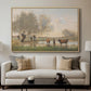 Cows in a Marshy Landscape, c. 1873-1874 - Floater Framed Canvas Print