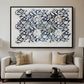 Watercolour for Printed Fabric Design: Wey, c. 1882-1883 - Floater Framed Canvas Print