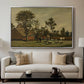 Farmhouse, c. 1865-1875 - Floater Framed Canvas Print