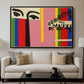Design for Cover of Exhibition Catalogue, 1951 - Floater Framed Canvas Print