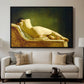 Reclining Nude (Liggende model), 1833 - Floater Framed Canvas Print