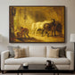 Heath Ewe and Lambs, 1810 - Floater Framed Canvas Print