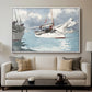 Fishing Boats, Key West, 1903 - Floater Framed Canvas Print