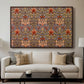 Snakeshead - Red/Cumin, c. 1876 - Floater Framed Canvas Print