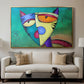 Celestial Cat - Floater Framed Canvas Print