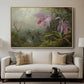 Two Sun Angel Hummingbirds on a Branch, c. 1890-1904 - Floater Framed Canvas Print