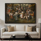 The Wedding Dance, c. 1566 - Floater Framed Canvas Print