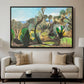 Landscape near Nice, c. 1918 - Floater Framed Canvas Print
