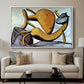 Cat and Big Fish, c. 1931 - Floater Framed Canvas Print