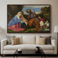 The Holy Family with a Shepherd, c. 1510 - Floater Framed Canvas Print