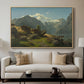 Balestrand, 1848 - Floater Framed Canvas Print