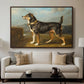 A Terrier in a Landscape, c. 1811 - Floater Framed Canvas Print