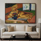 Sculpture and Persian Vase (The Bronze Figure), 1908 - Floater Framed Canvas Print