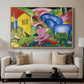 The Dream, 1912 - Floater Framed Canvas Print