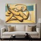 Figures at the Seaside (The Kiss), 1931 - Floater Framed Canvas Print