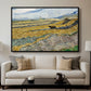 Enclosed Field with Ploughman, 1889 - Floater Framed Canvas Print