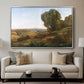 Souvenir of Roquemaure in the Gard, c. 1853 - Floater Framed Canvas Print