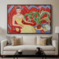 Michaella, 1943 - Floater Framed Canvas Print