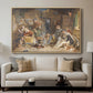 Highland Hospitality, 1832 - Floater Framed Canvas Print
