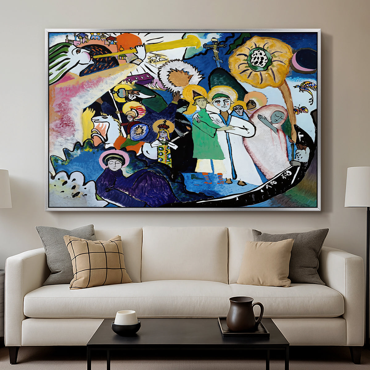 All Saints Day I, 1911 - Floater Framed Canvas Print