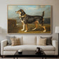 A Terrier in a Landscape, c. 1811 - Floater Framed Canvas Print