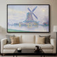 Mill of Edam (Moulin d'Edam), 1896 - Floater Framed Canvas Print