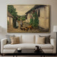 Visit to Grandmother, 1914 - Floater Framed Canvas Print