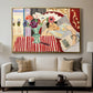Woman with Anemones (Femme et anémones), c. 1920-1921 - Floater Framed Canvas Print