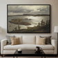 The Fjord at Sandviken (Sandviksfjorden), 1879 - Floater Framed Canvas Print
