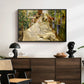 Sewing the Sail, 1896 - Floater Framed Canvas Print