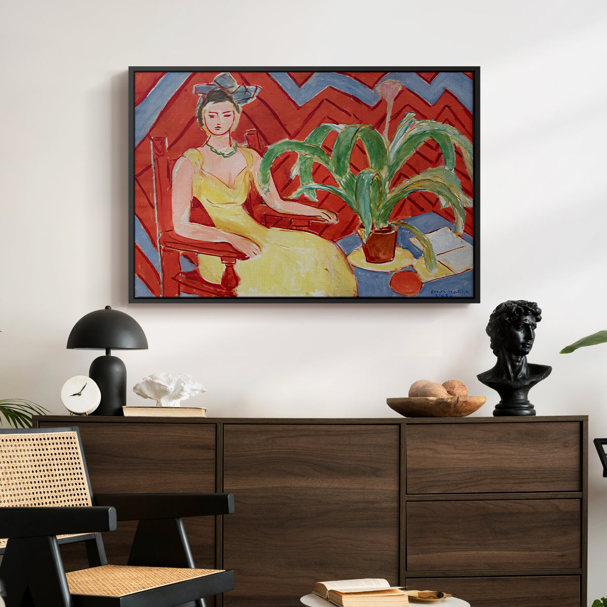 Michaella, 1943 - Floater Framed Canvas Print
