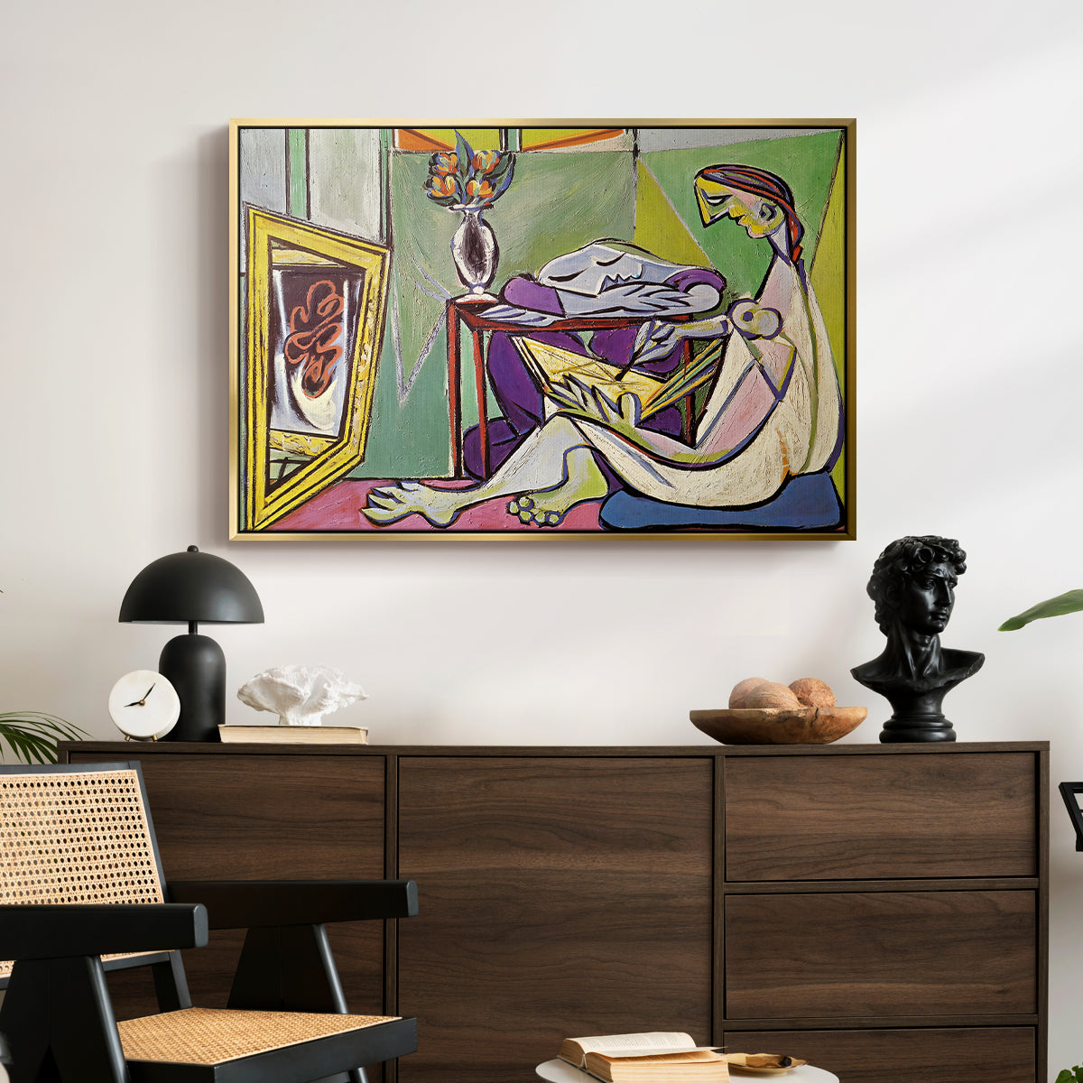 The Muse, 1935 - Floater Framed Canvas Print