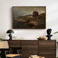 A Fisherman's Home, Lillesand, 1858 - Floater Framed Canvas Print