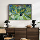 Stairway at Auvers, 1890 - Floater Framed Canvas Print