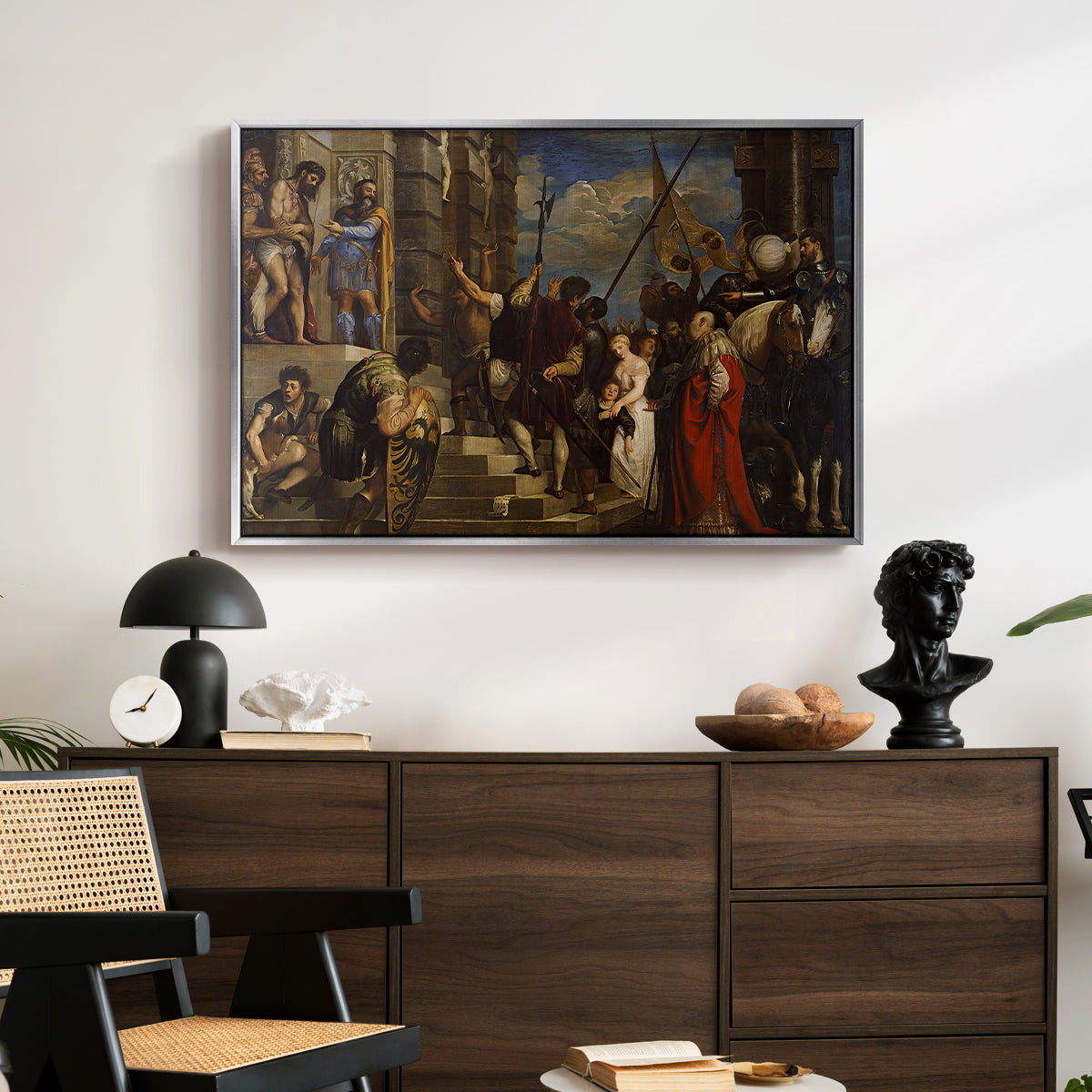 Ecce Homo, c. 1543 - Floater Framed Canvas Print