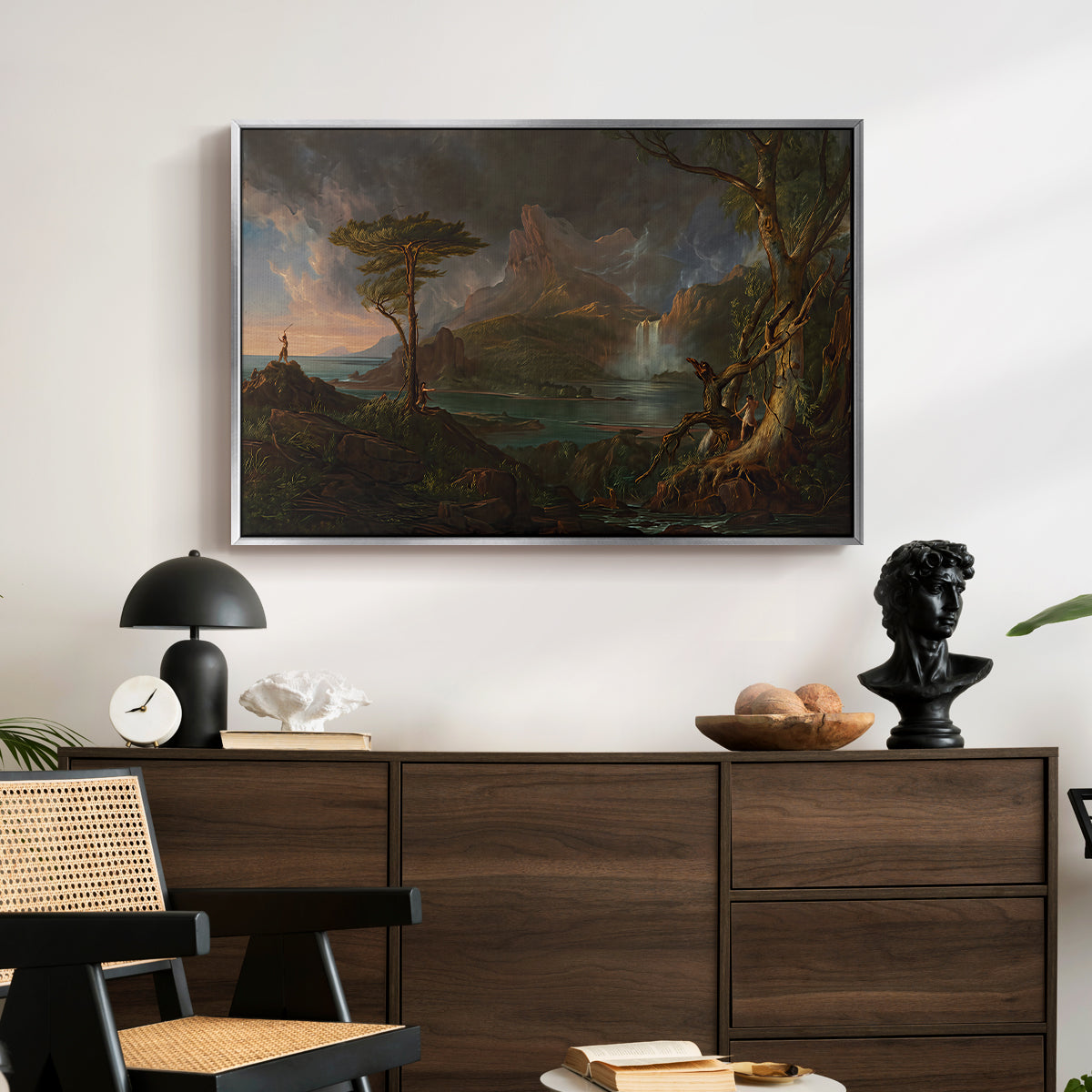 A Wild Scene, 1831-1832 - Floater Framed Canvas Print