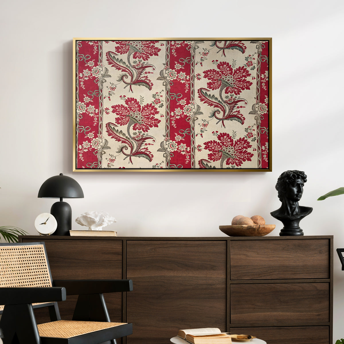 The Flowering Cornucopia (La Corne Fleurie), c. 1789-1850 - Floater Framed Canvas Print